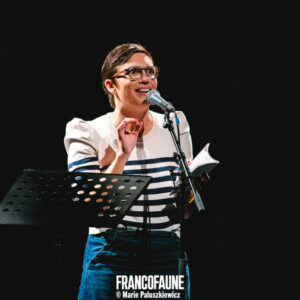 Les Fleurs du Slam #5 @ Le 140 (FrancoFaune 2024) © Marie Paluszkiewicz