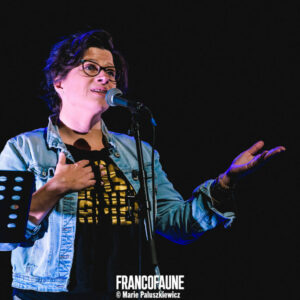 Les Fleurs du Slam #5 @ Le 140 (FrancoFaune 2024) © Marie Paluszkiewicz