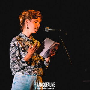 Les Fleurs du Slam #5 @ Le 140 (FrancoFaune 2024) © Marie Paluszkiewicz