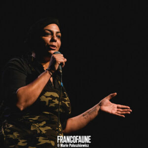 Les Fleurs du Slam #5 @ Le 140 (FrancoFaune 2024) © Marie Paluszkiewicz