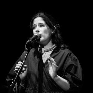 Louise Barreau @ Auditions Parcours FrancoFaune 2024 (Maison poème) © Lara Herbinia