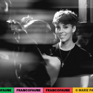 White Corbeau @ LaVallée (FrancoFaune 2024) © Marie Paluszkiewicz