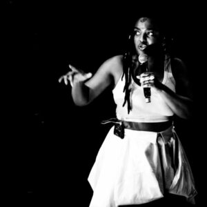 Nsangu @ Maison poème (Auditions Parcours FrancoFaune 2025) © Lara Herbinia