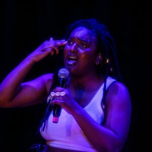 Nsangu @ Maison poème (Auditions Parcours FrancoFaune 2025) © Lara Herbinia