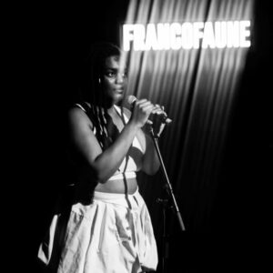 Nsangu @ Maison poème (Auditions Parcours FrancoFaune 2025) © Lara Herbinia