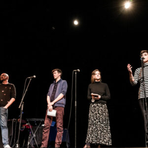 Les Fleurs du Slam #2 @ Le 140 (FrancoFaune 2020) © Lara Herbinia