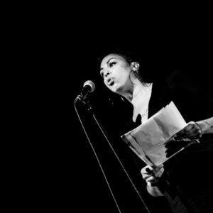Les Fleurs du Slam #2 @ Le 140 (FrancoFaune 2020) © Lara Herbinia