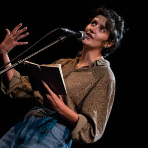 Les Fleurs du Slam #2 @ Le 140 (FrancoFaune 2020) © Lara Herbinia