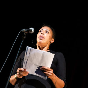 Les Fleurs du Slam #2 @ Le 140 (FrancoFaune 2020) © Lara Herbinia