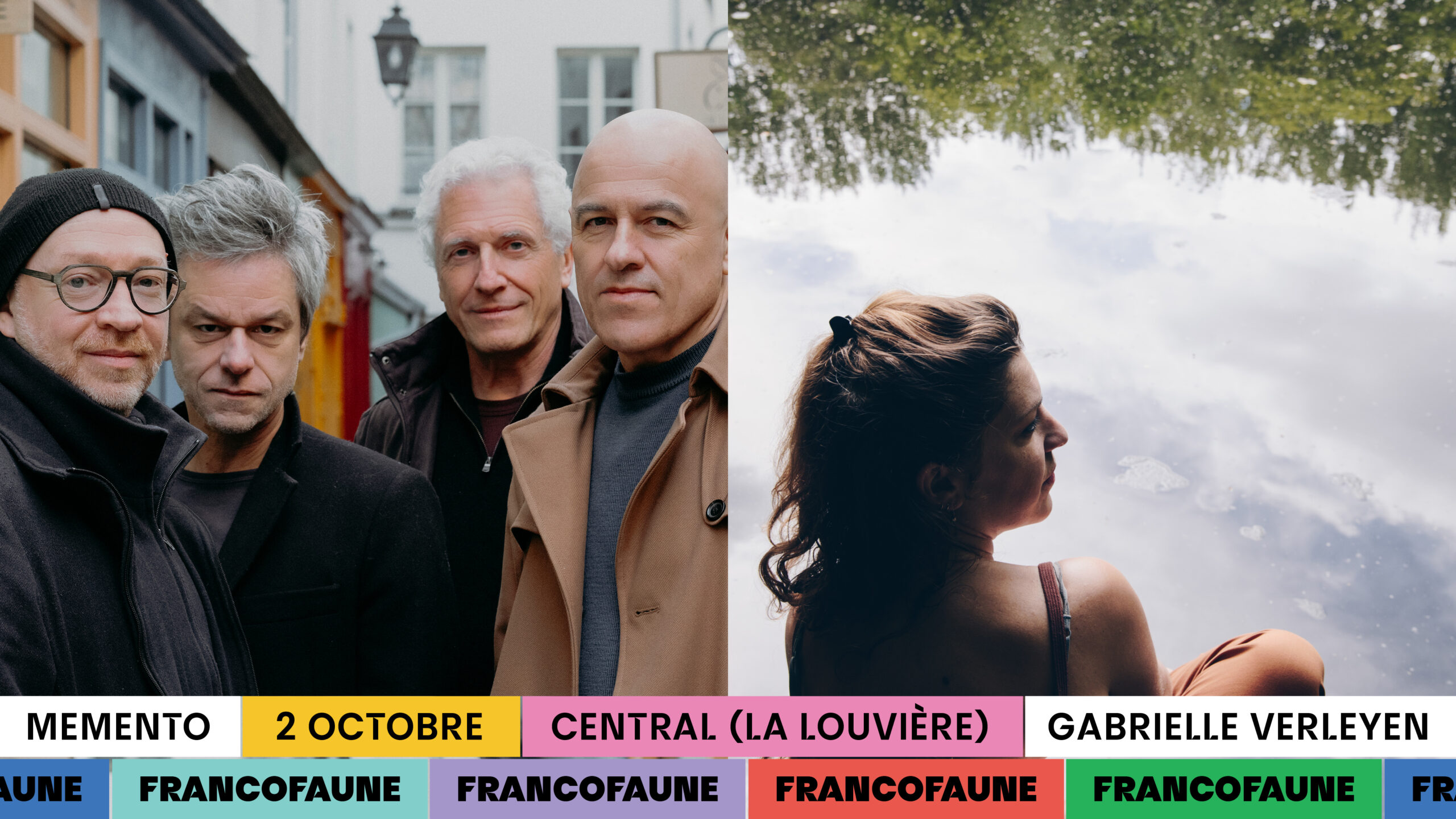 MEMENTO (Dominique A, Sacha Toorop, Stephan Oliva, Sébastien Boisseau) + Gabrielle Verleynen