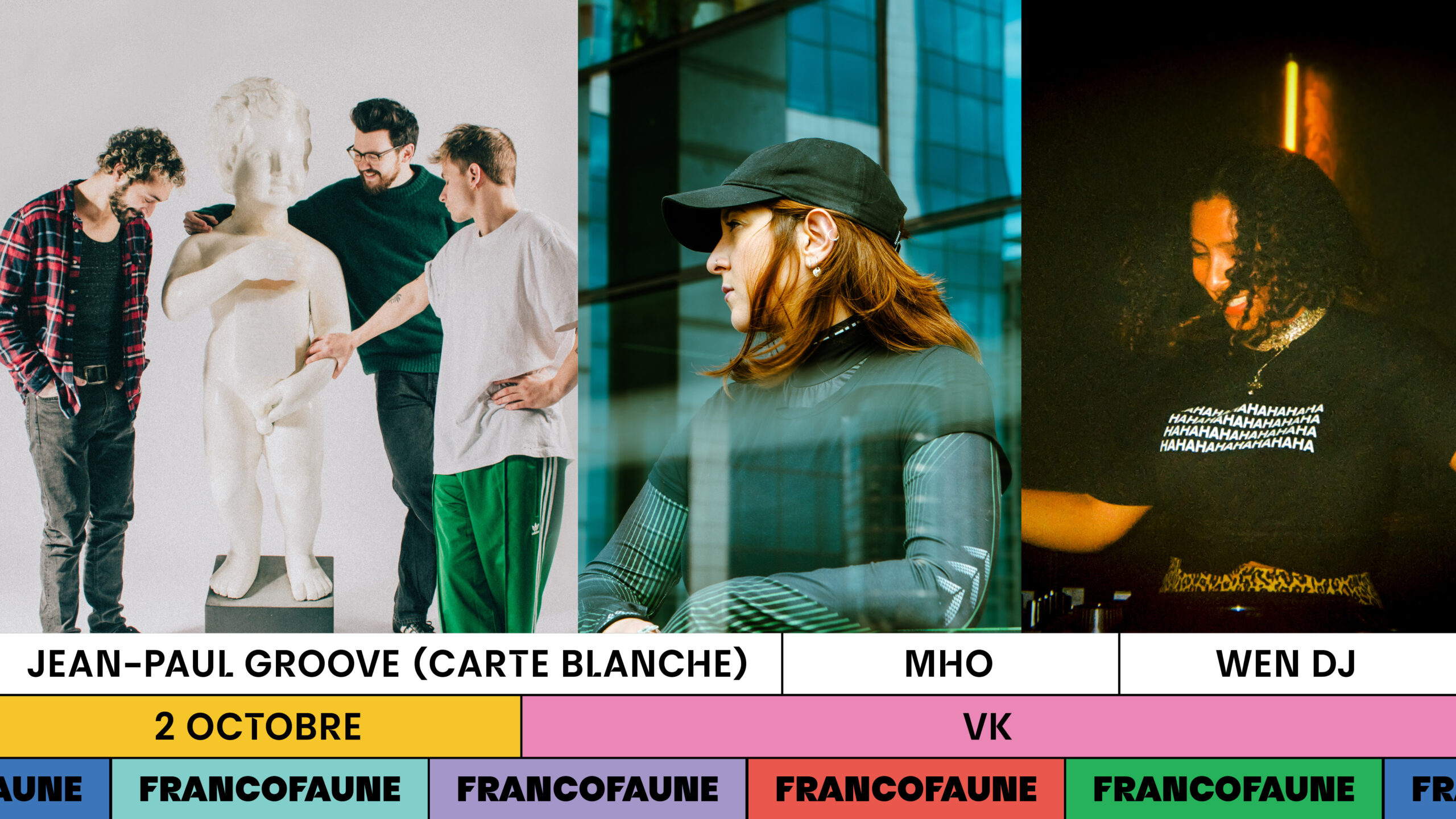 Jean-Paul Groove (carte blanche avec Peet, Charles, Julie Rens, Pierres) + MHO + Wen DJ