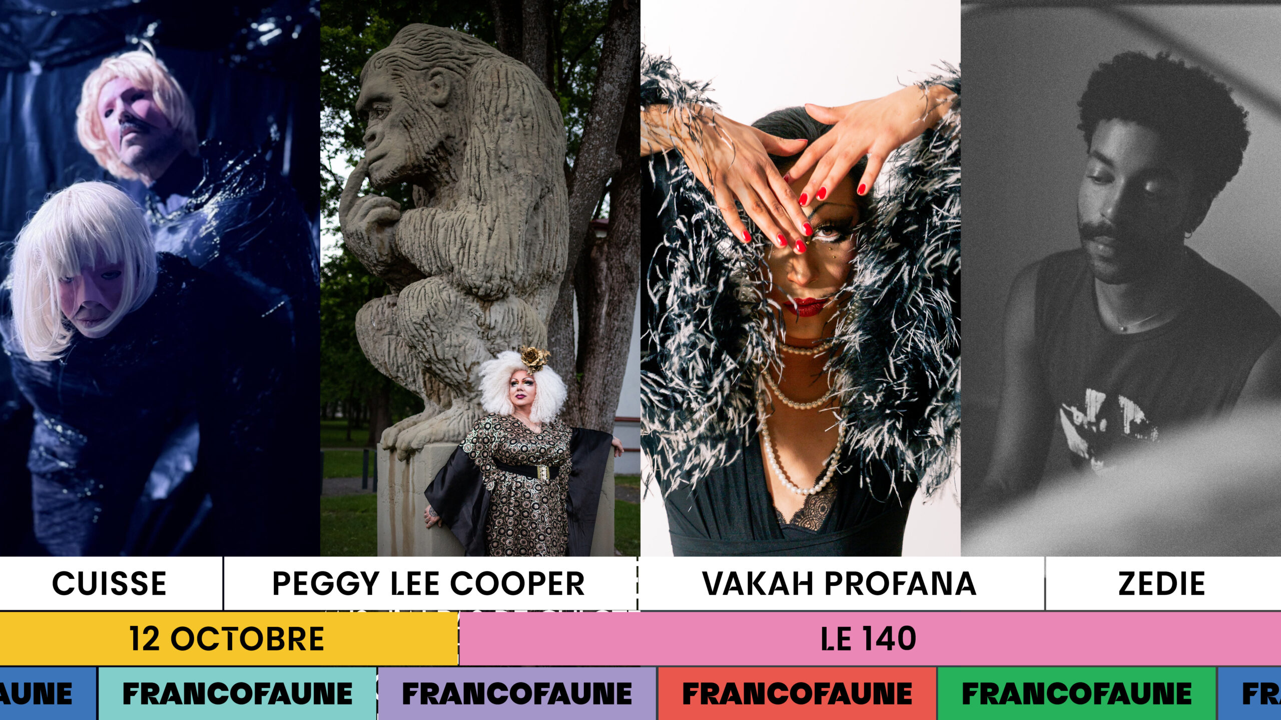 Peggy Lee Cooper + Cuisse + Zedie + Vakah Profana