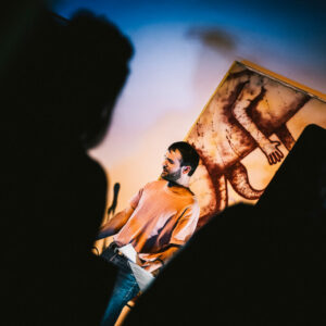 Julien Gasc @ MIMA (FrancoFaune 2020) © Marie Paluszkiewicz
