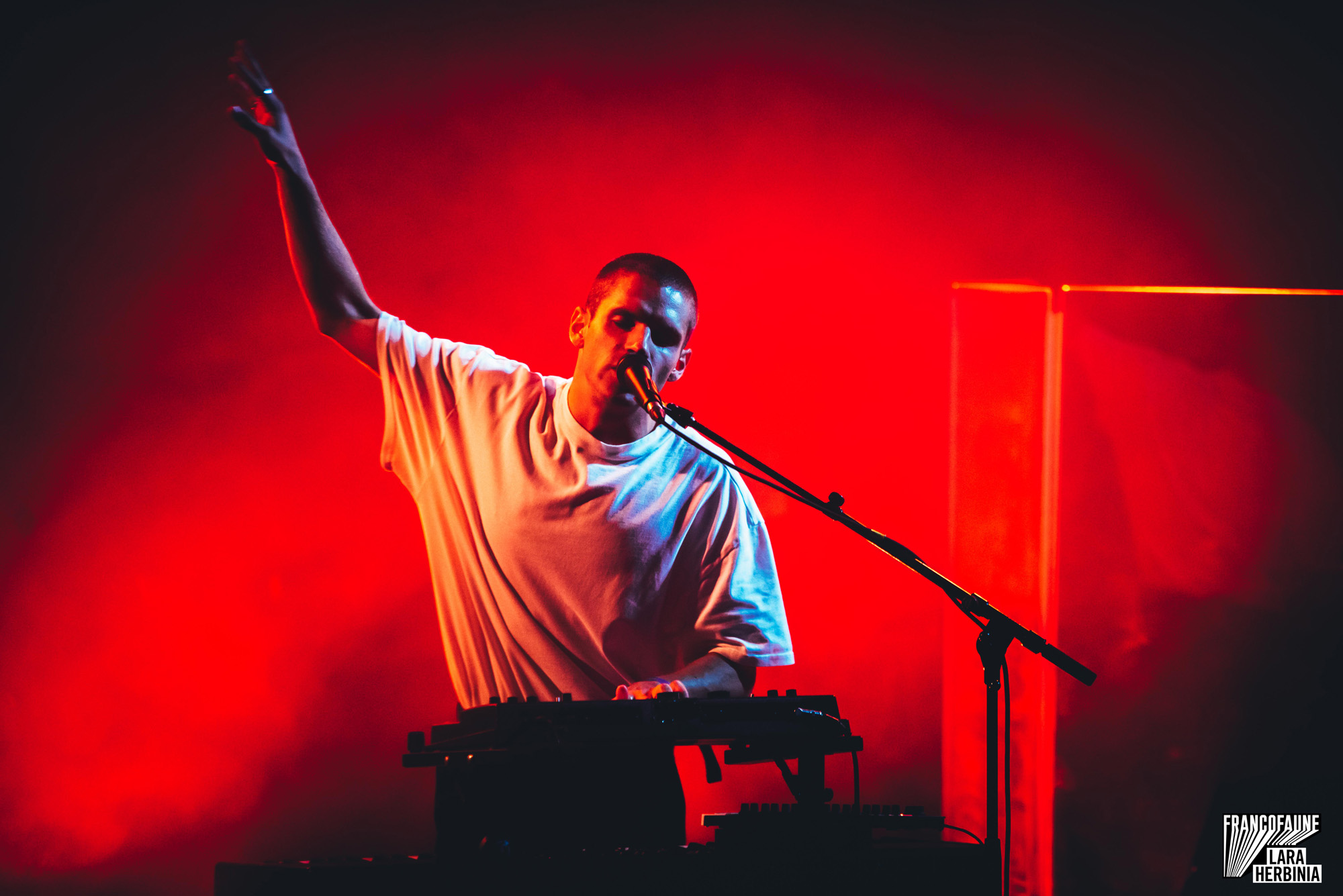 Hervé @ Les Nuits Botanique (FrancoFaune 2020) © Lara Herbinia