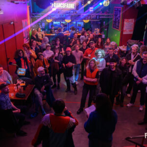 Apéro pro Scivias @ Atelier 210 (FrancoFaune 2025) © Lara Herbinia