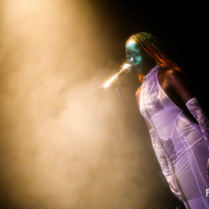 Leïla Alice Leïla Alice @ Brass (FrancoFaune 2025 x Les Volumineuses) © Lara Herbinia